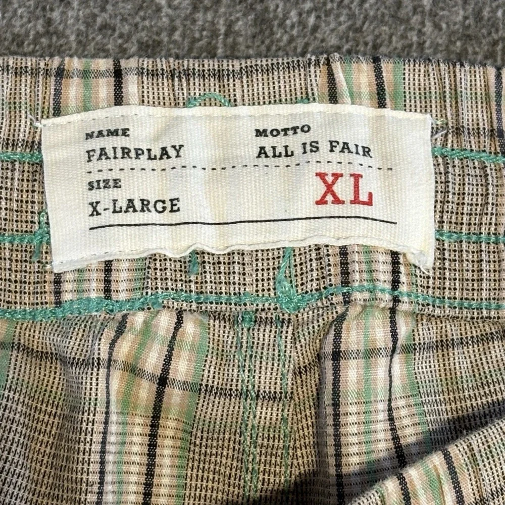 FairPlay All is Fair Joggers Men's XL Plaid‎ Golf Pants